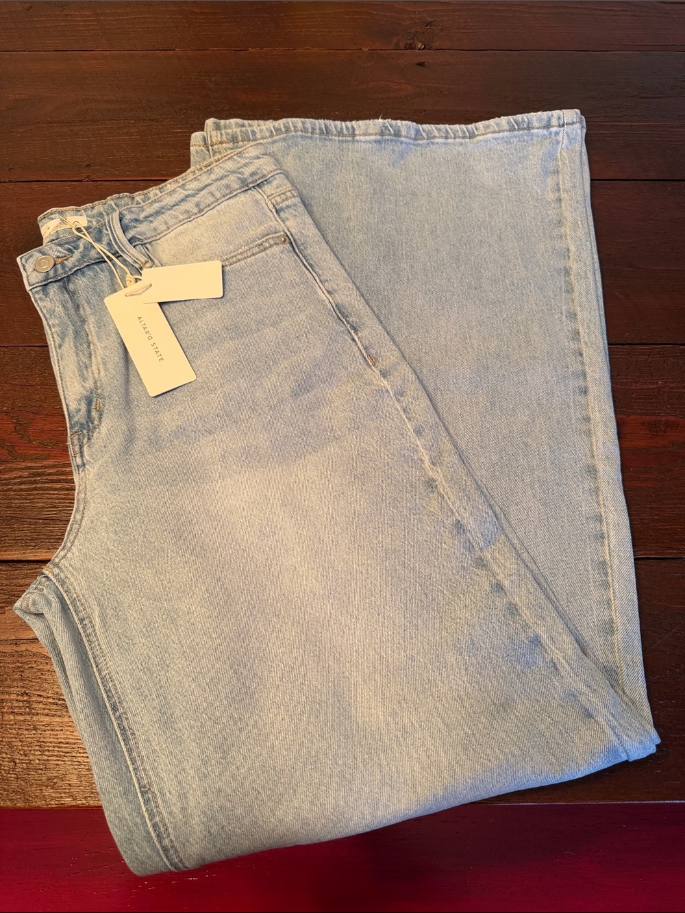 Altar'd State Light Blue Wide-Leg Jeans